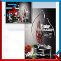 flame shape crystal trophy ,crystal custom trophy award